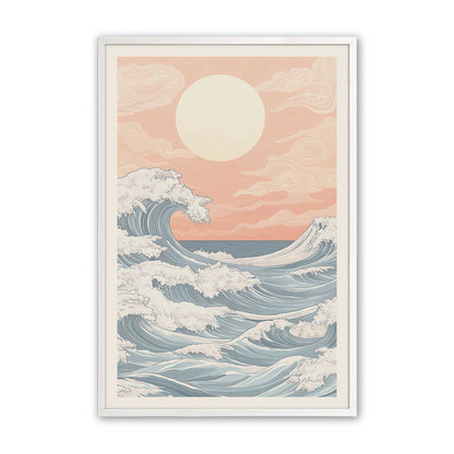 [Color:Opaque White], Picture of art in a Opaque White frame