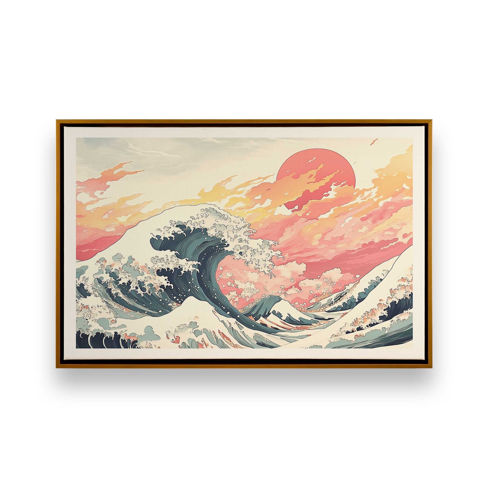 [Color:Polished Gold], Picture of art in a Polished Gold frame