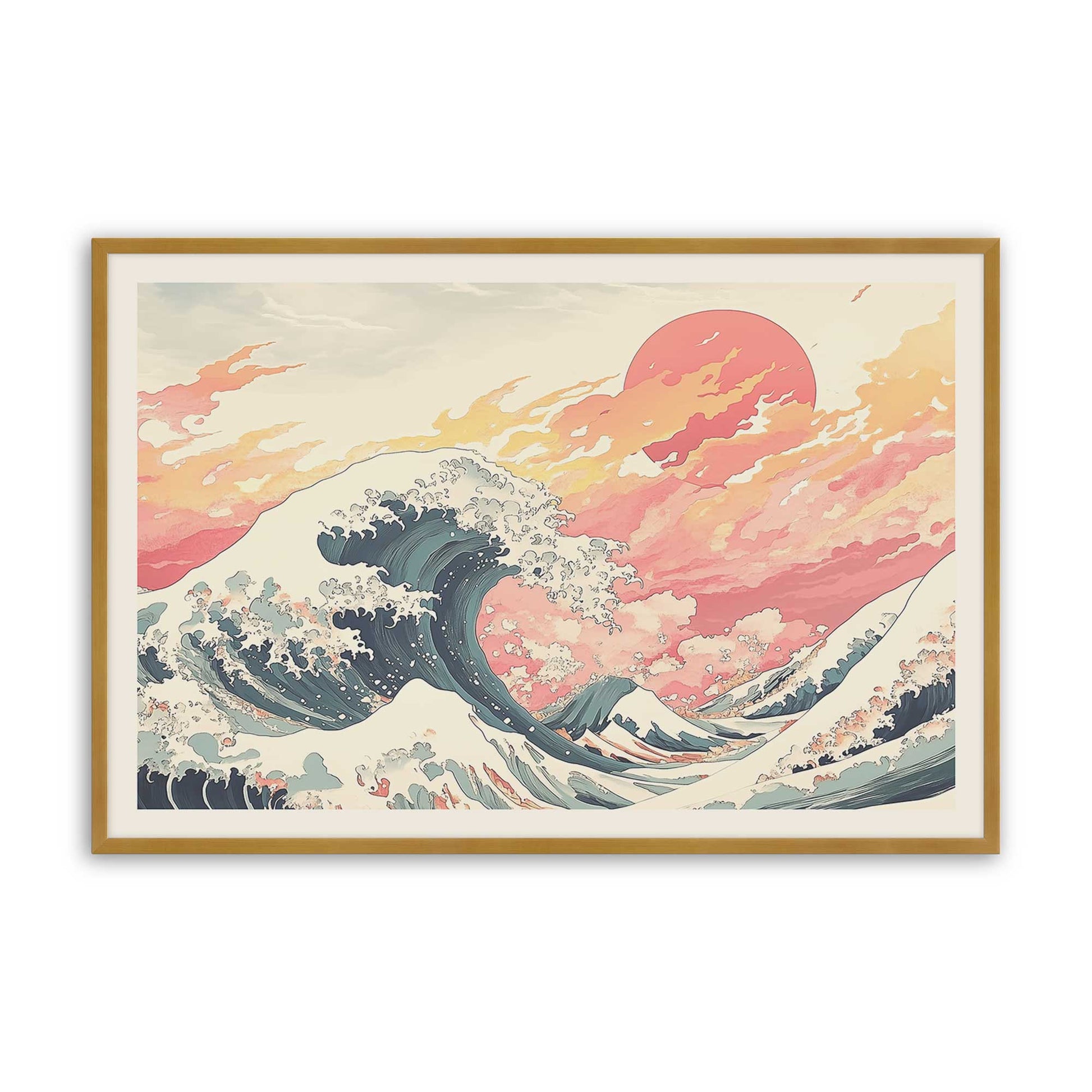 [Color:Polished Gold], Picture of art in a Polished Gold frame