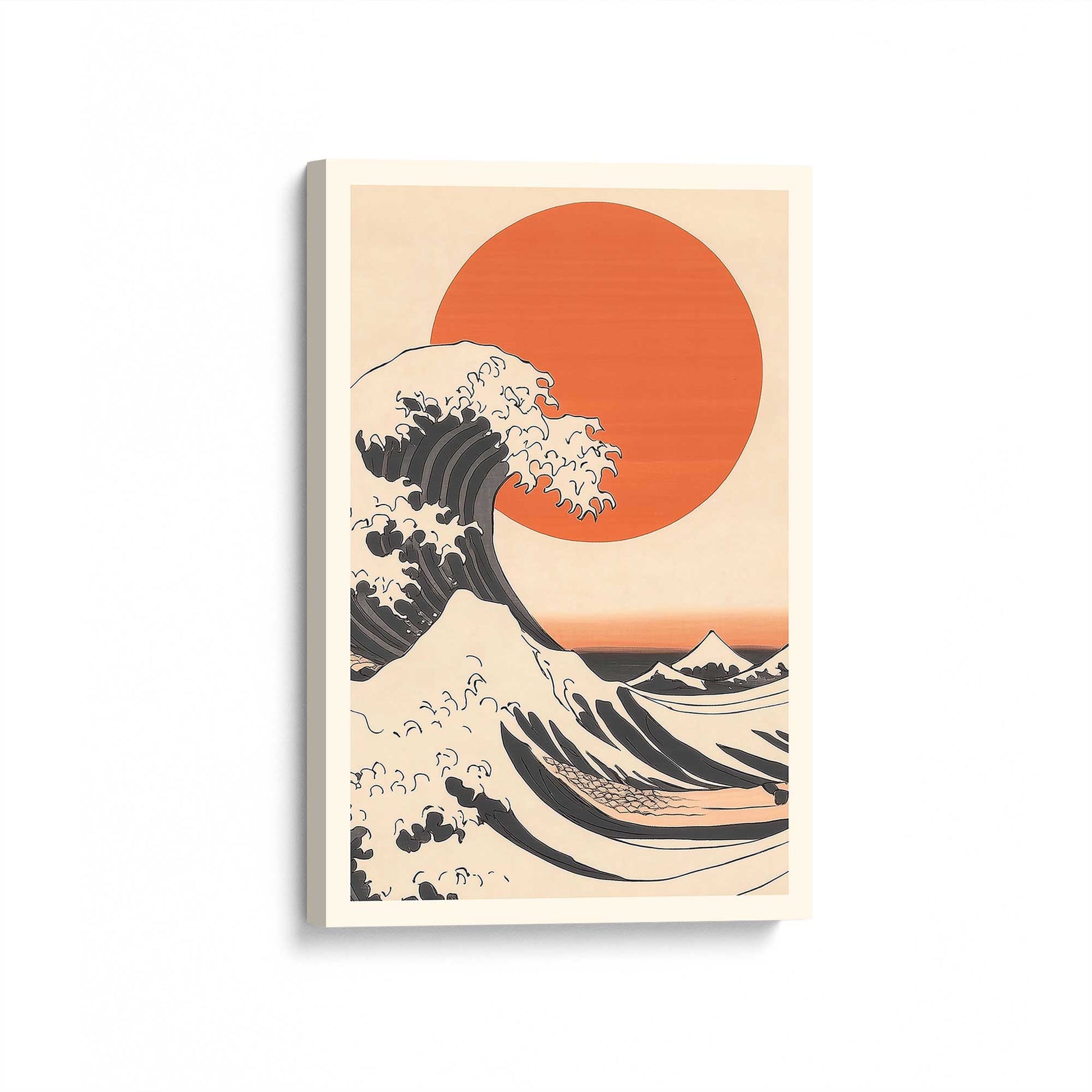 [Color:Stretched Canvas], Picture of art at an angle