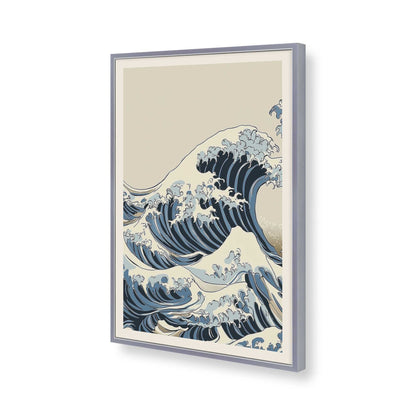[Color:Polished Chrome], Picture of art in a Polished Chrome frame of the corner
