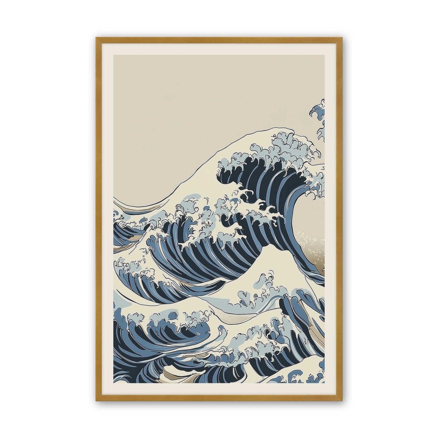 [Color:Polished Gold], Picture of art in a Polished Gold frame