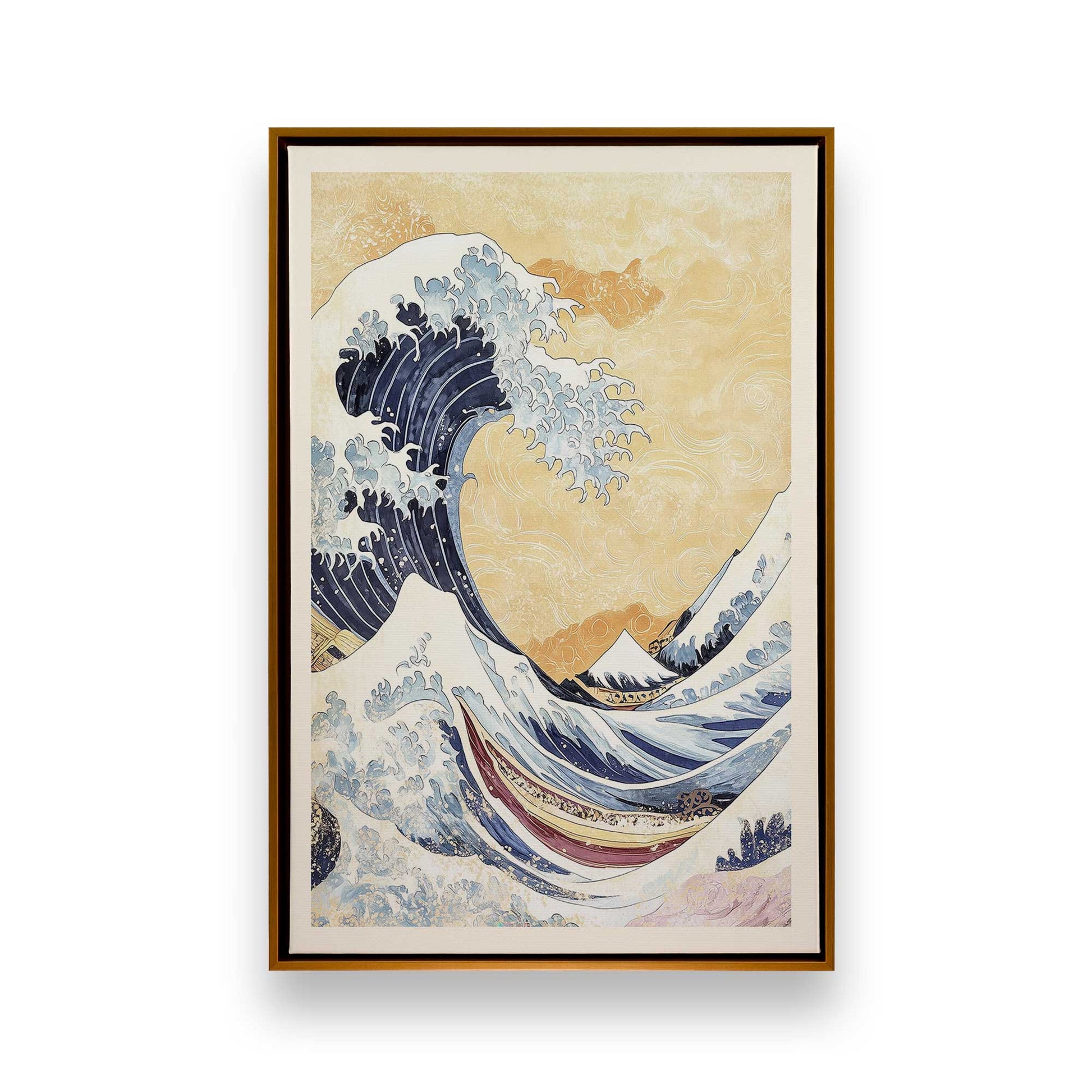 [Color:Polished Gold], Picture of art in a Polished Gold frame