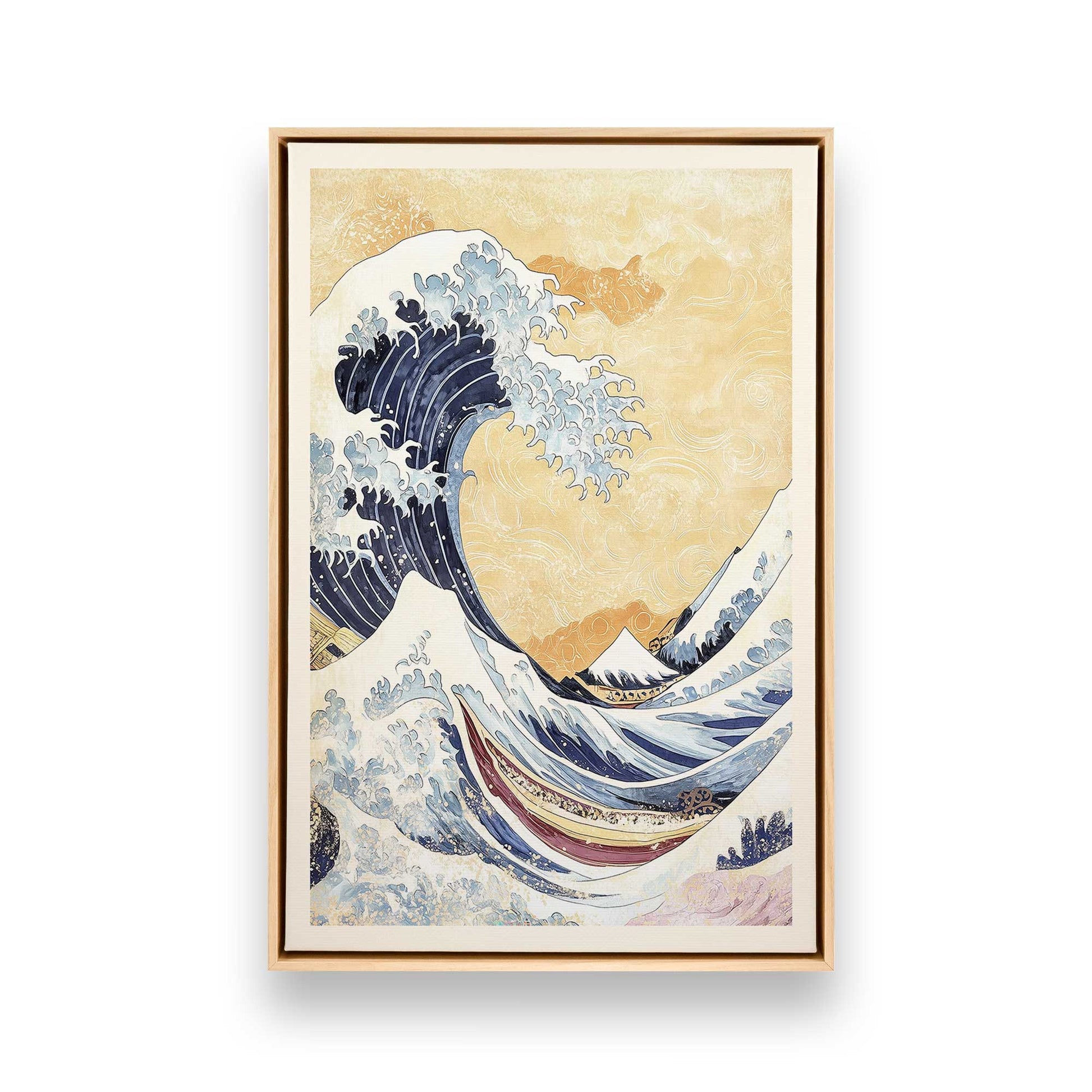 [Color:American Maple], Picture of art in a American Maple frame
