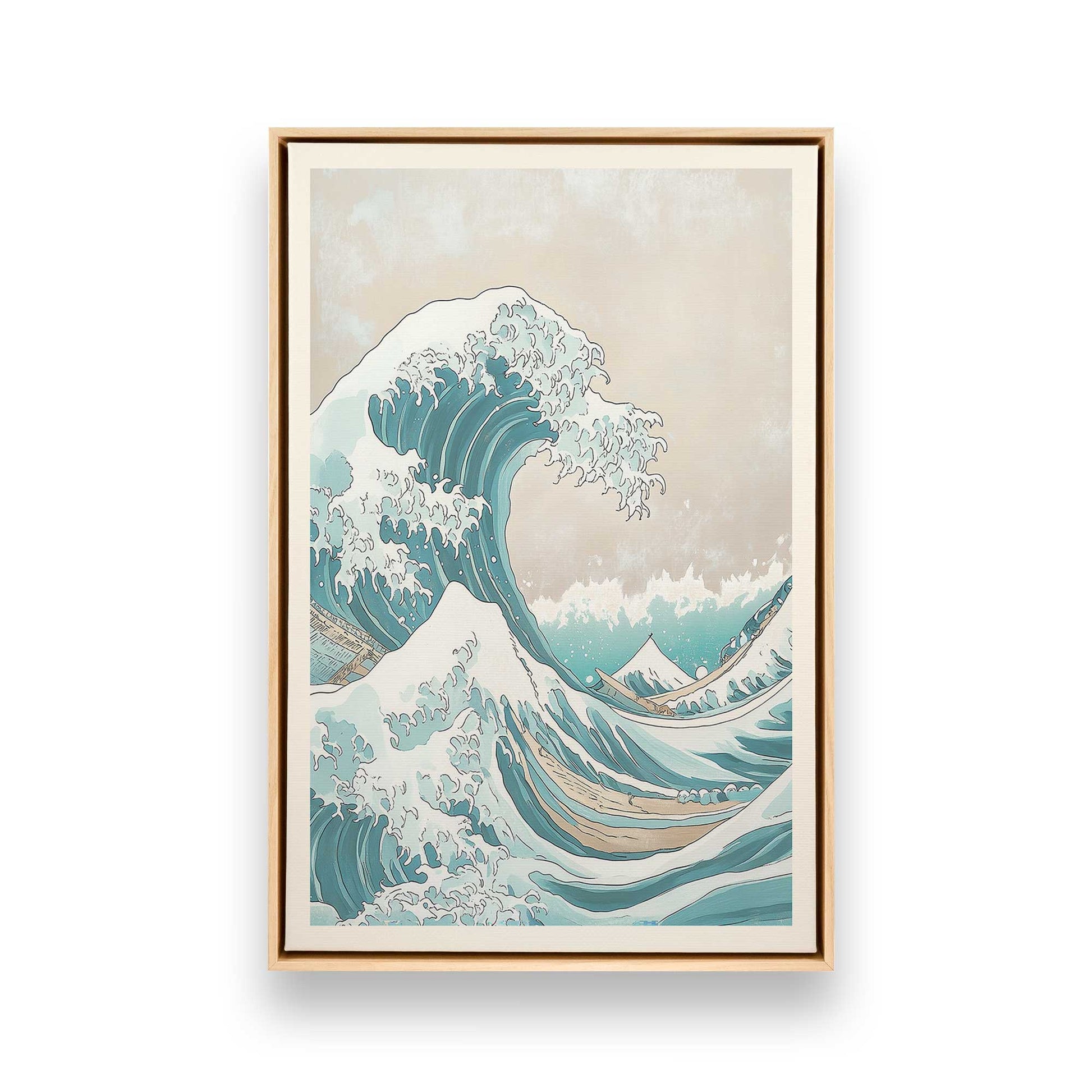 [Color:American Maple], Picture of art in a American Maple frame