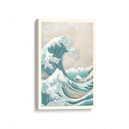 [Color:Stretched Canvas], Picture of art at an angle