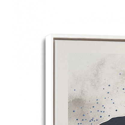 [Color:Opaque White], Picture of art in a White frame at an angle