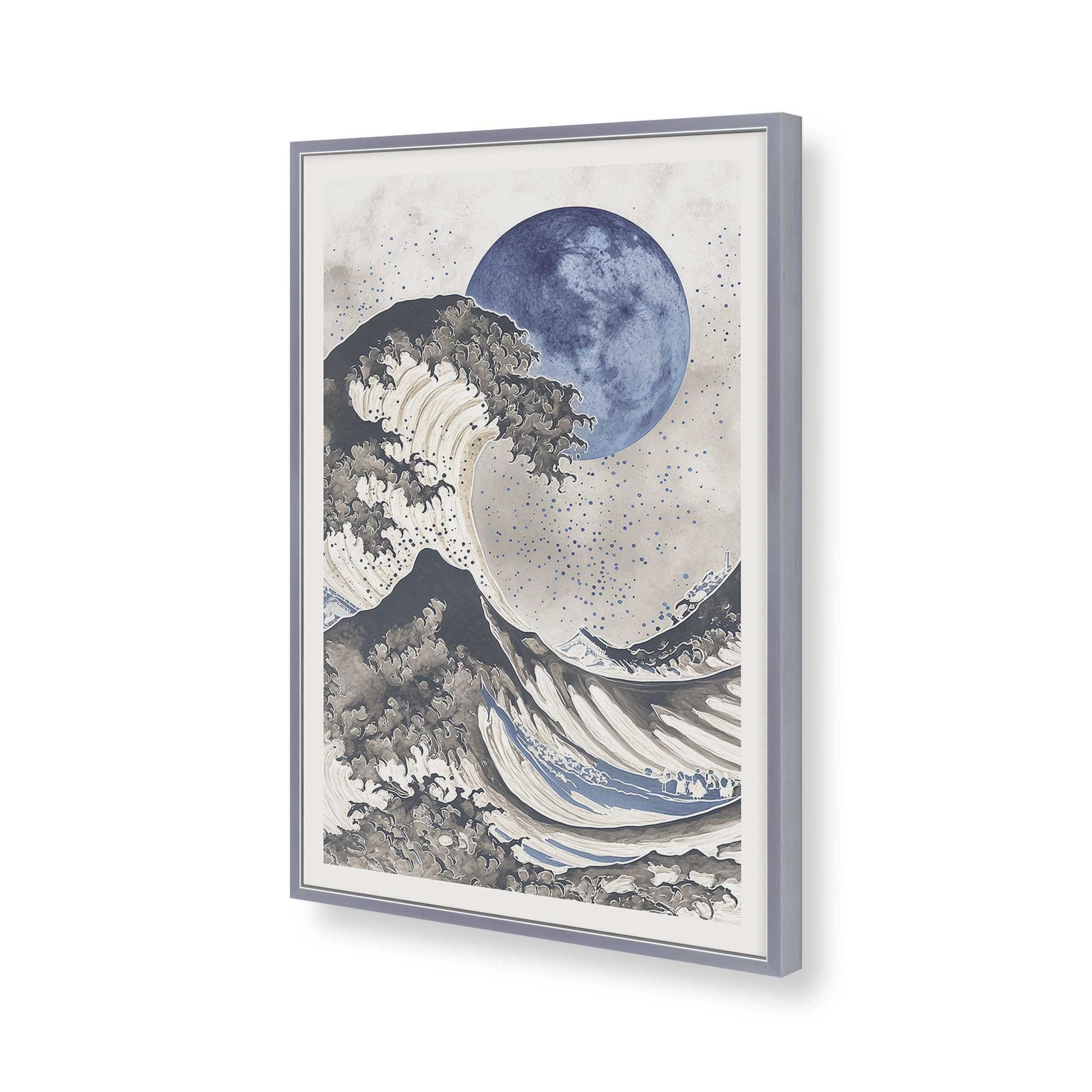 [Color:Polished Chrome], Picture of art in a Polished Chrome frame of the corner