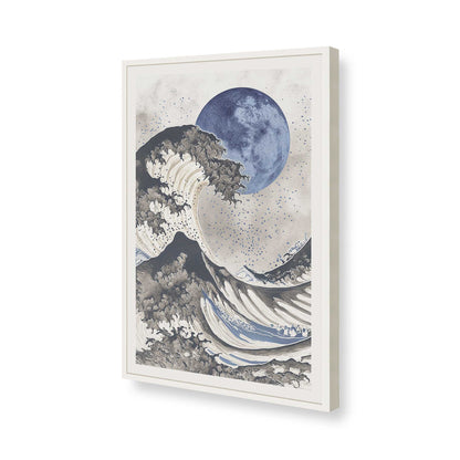 [Color:Opaque White], Picture of art in a Opaque White frame of the corner