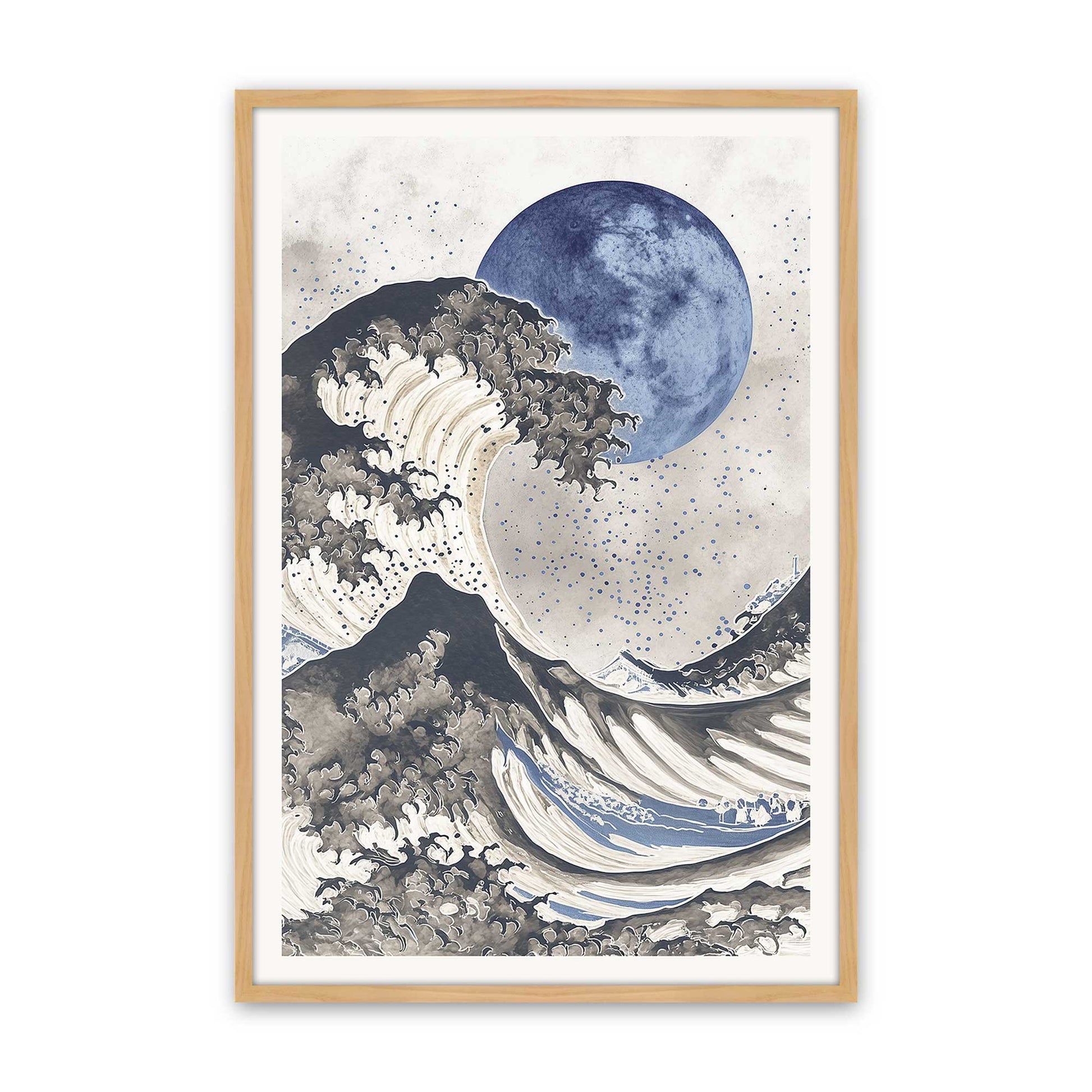 [Color:American Maple], Picture of art in a American Maple frame