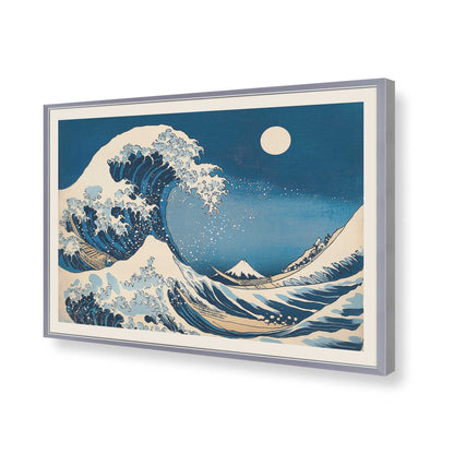 [Color:Polished Chrome], Picture of art in a Polished Chrome frame of the corner