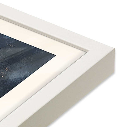 [Color:Opaque White], Picture of art in a Opaque White frame at an angle