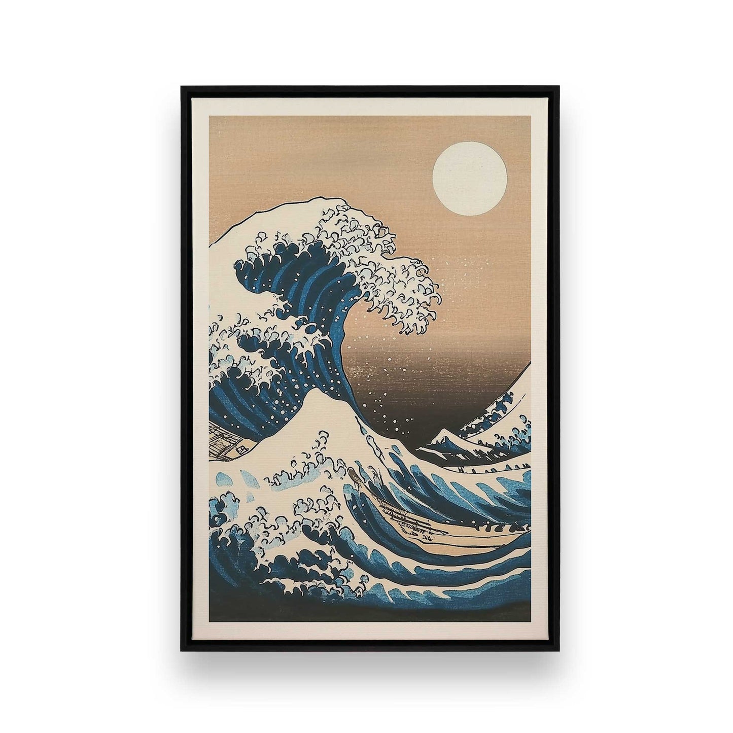 [Color:Satin Black], Picture of art in a Satin Black frame