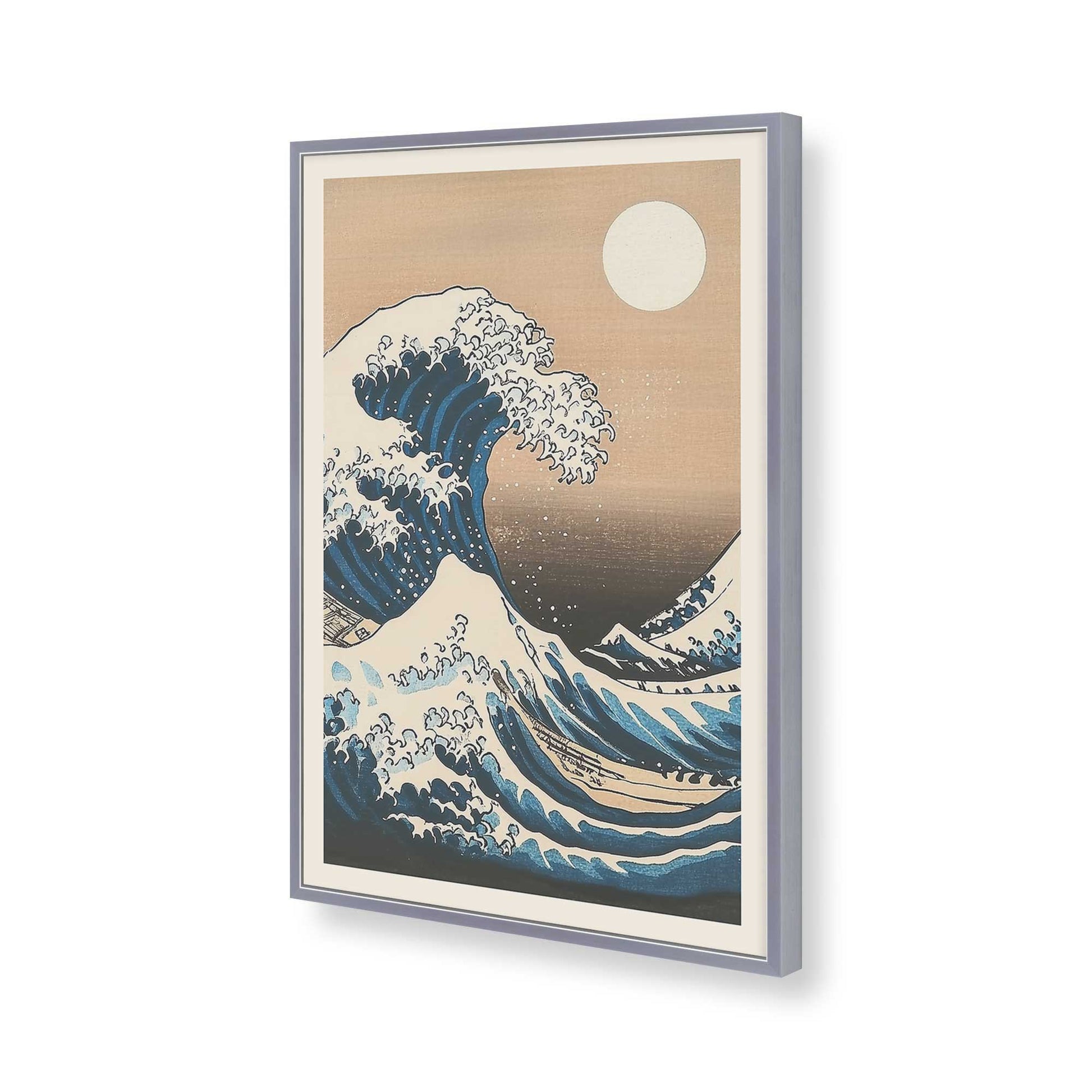 [Color:Polished Chrome], Picture of art in a Polished Chrome frame of the corner