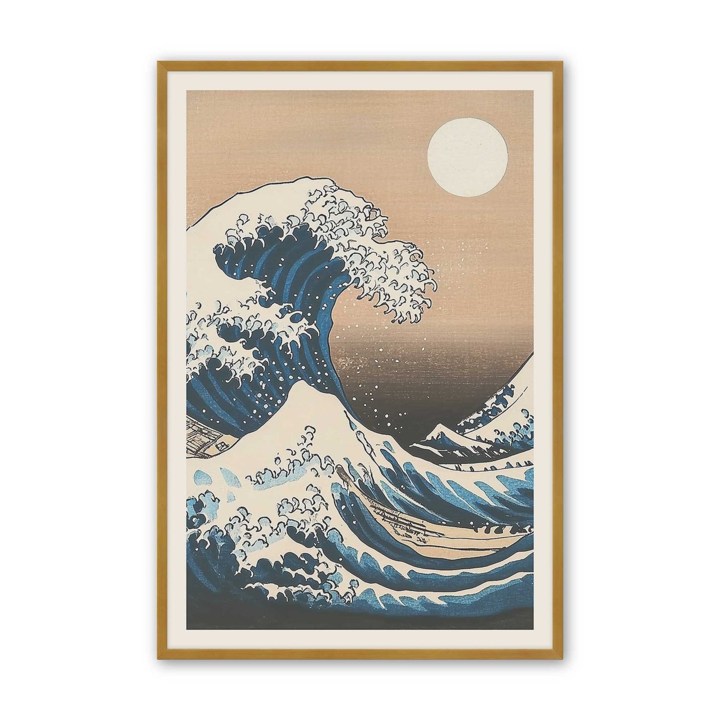 [Color:Polished Gold], Picture of art in a Polished Gold frame