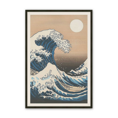 [Color:Satin Black], Picture of art in a Satin Black frame