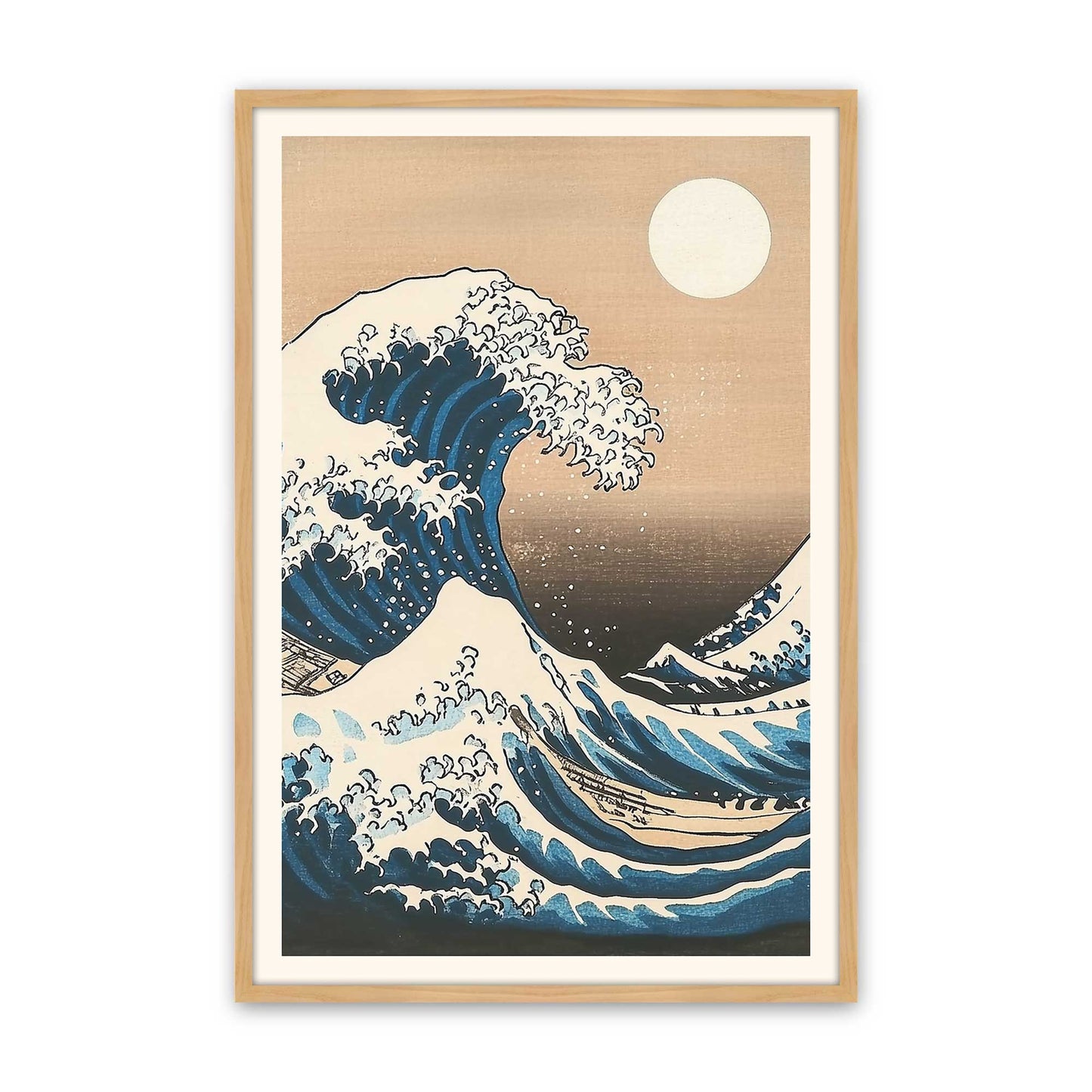 [Color:American Maple], Picture of art in a American Maple frame