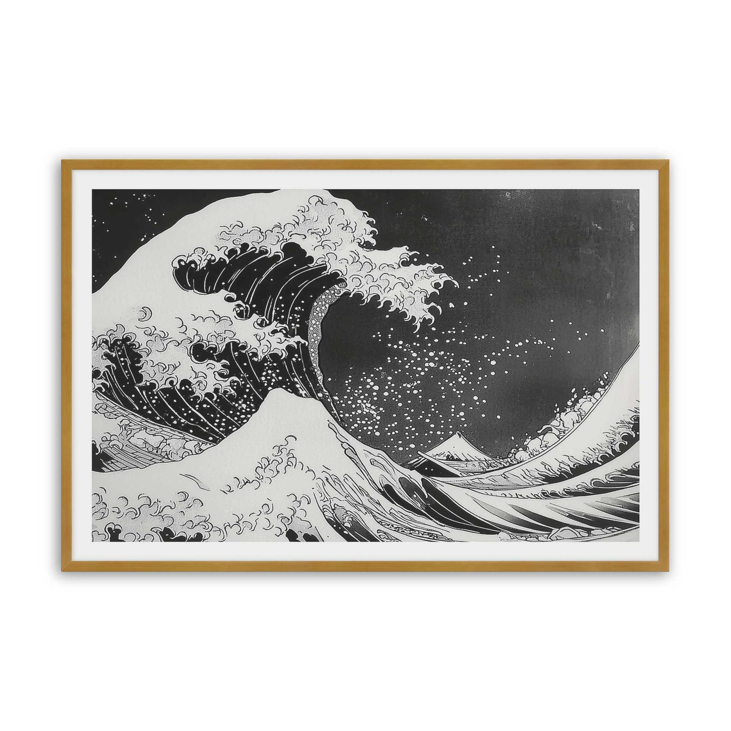 [Color:Polished Gold], Picture of art in a Polished Gold frame