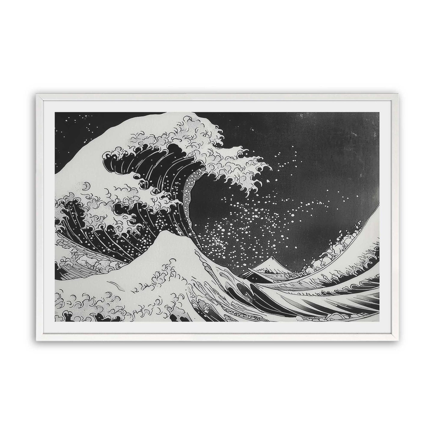 [Color:Opaque White], Picture of art in a Opaque White frame