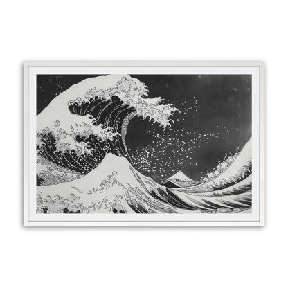 [Color:Opaque White], Picture of art in a Opaque White frame