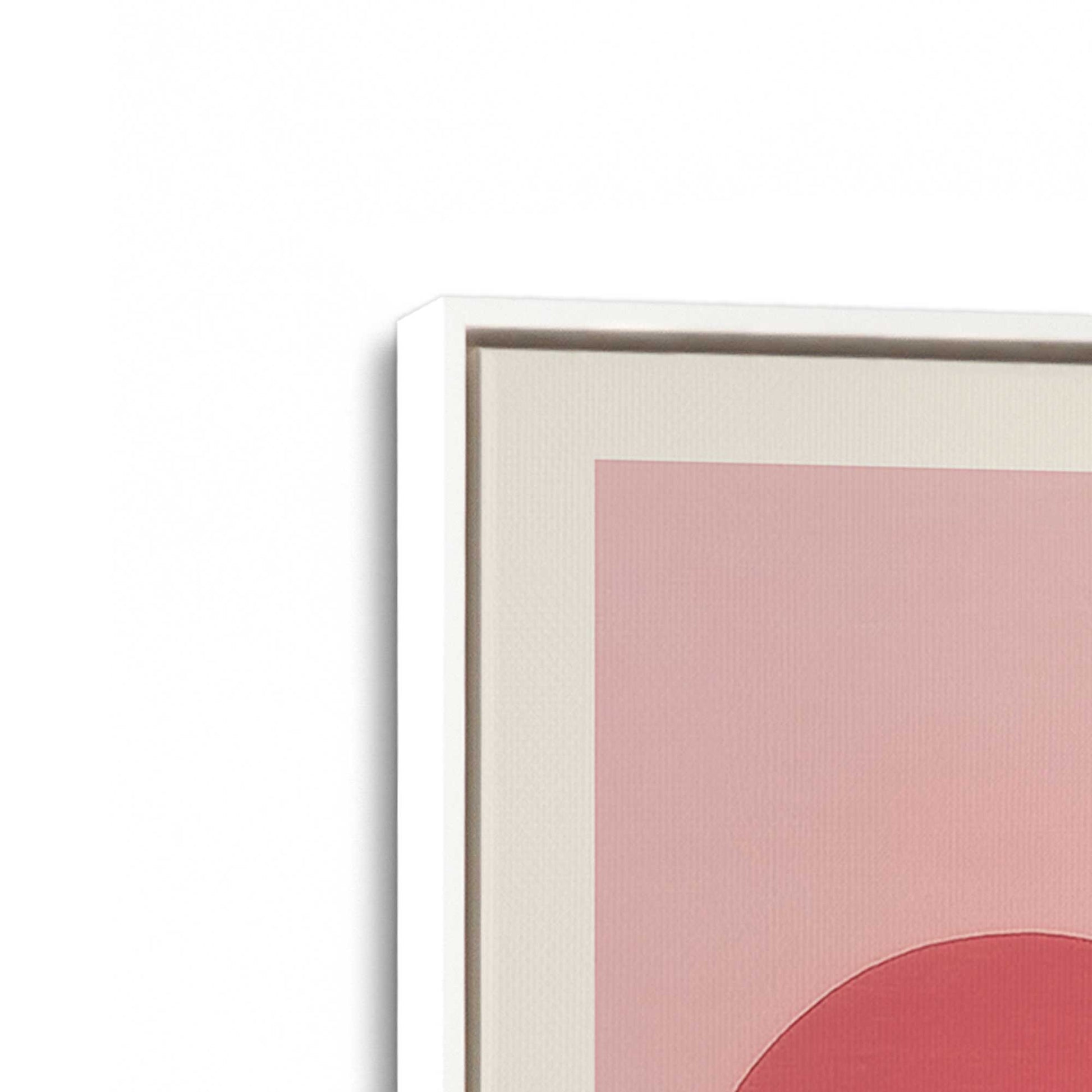 [Color:Opaque White], Picture of art in a White frame at an angle