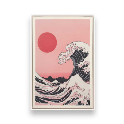 [Color:Opaque White], Picture of art in a White frame