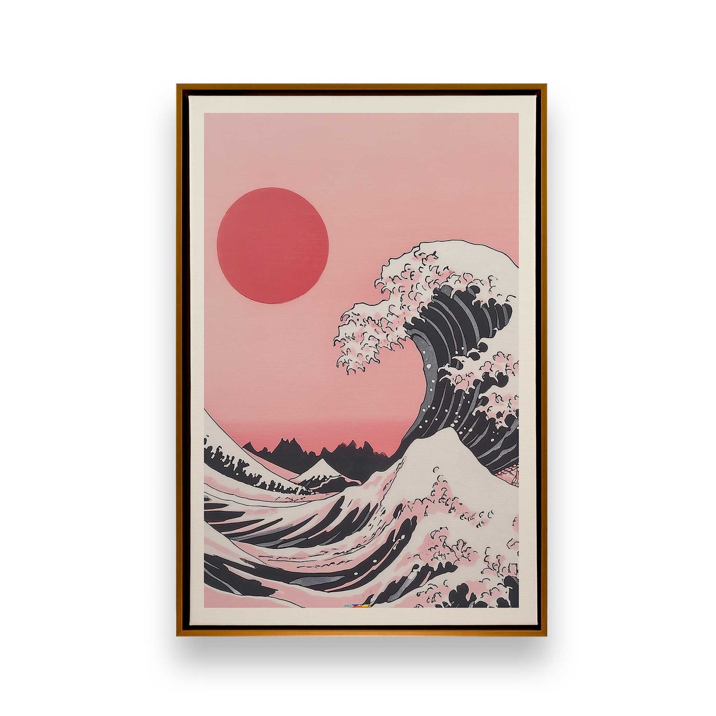 [Color:Polished Gold], Picture of art in a Polished Gold frame