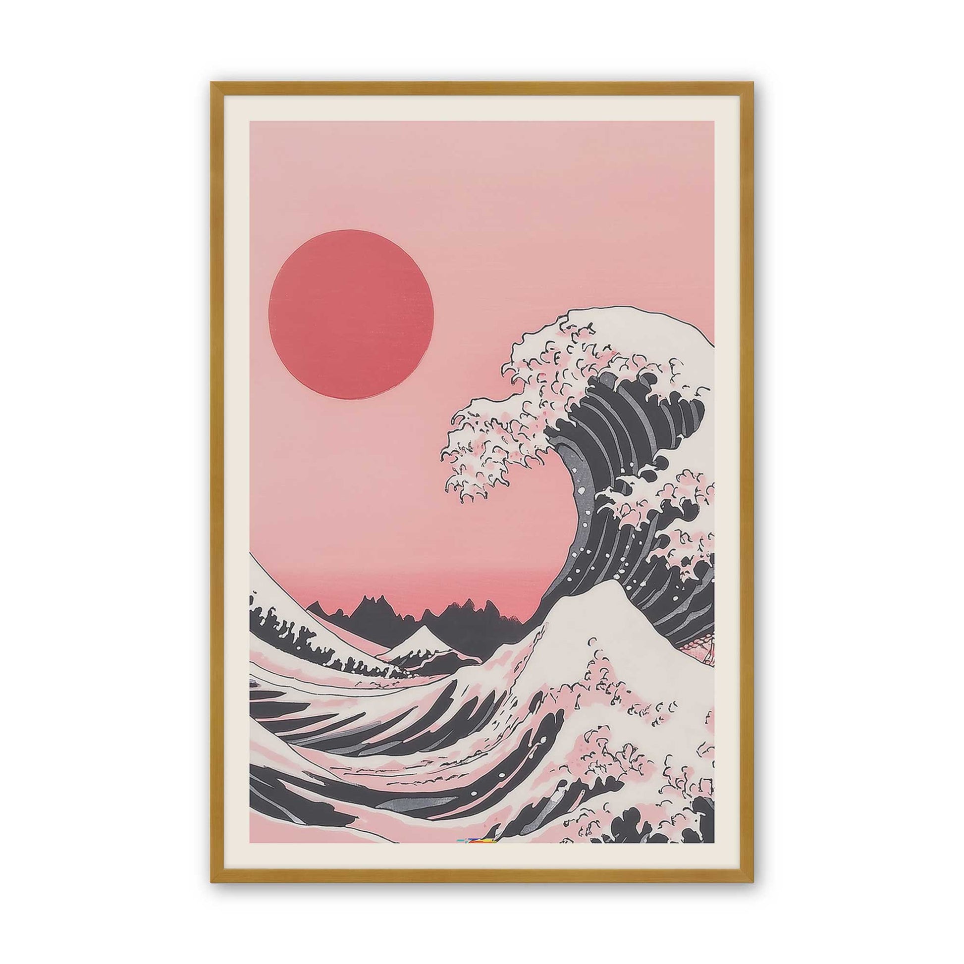 [Color:Polished Gold], Picture of art in a Polished Gold frame