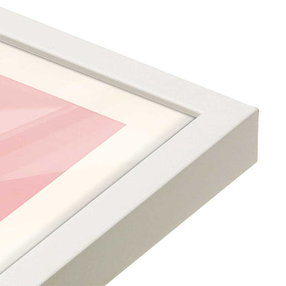 [Color:Opaque White], Picture of art in a Opaque White frame at an angle