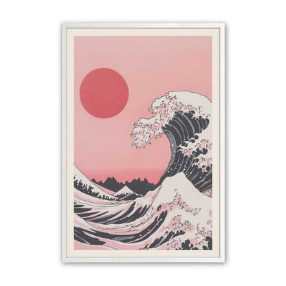 [Color:Opaque White], Picture of art in a Opaque White frame