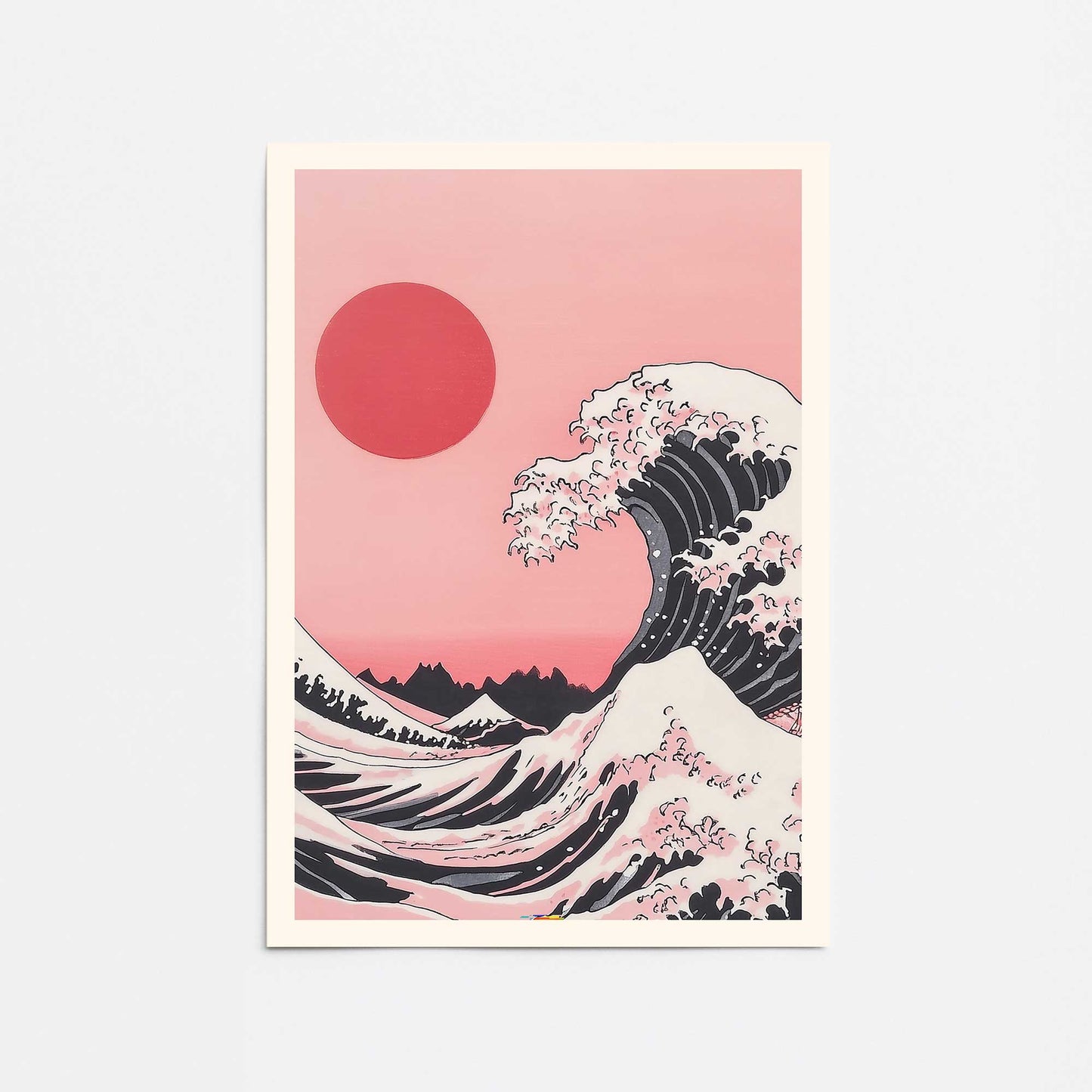 [Color:Rolled Print], Picture of close up of art