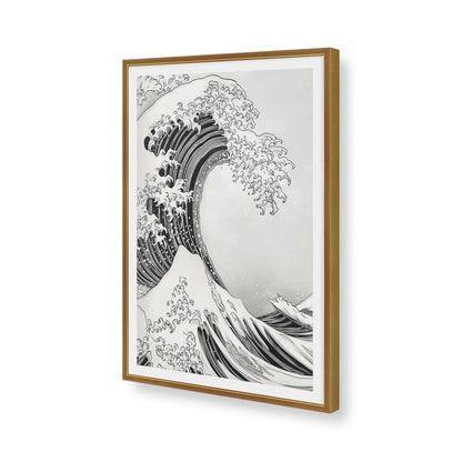 [Color:Polished Gold], Picture of art in a Polished Gold frame of the corner