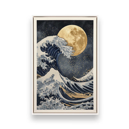 [Color:Opaque White], Picture of art in a White frame