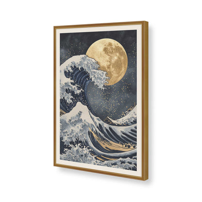 [Color:Polished Gold], Picture of art in a Polished Gold frame of the corner