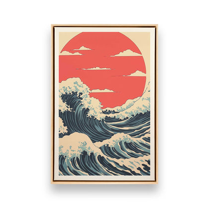 [Color:American Maple], Picture of art in a American Maple frame