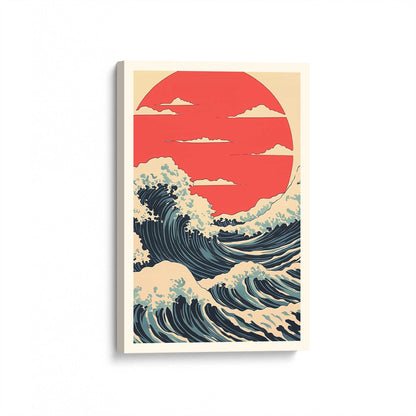 [Color:Stretched Canvas], Picture of art at an angle