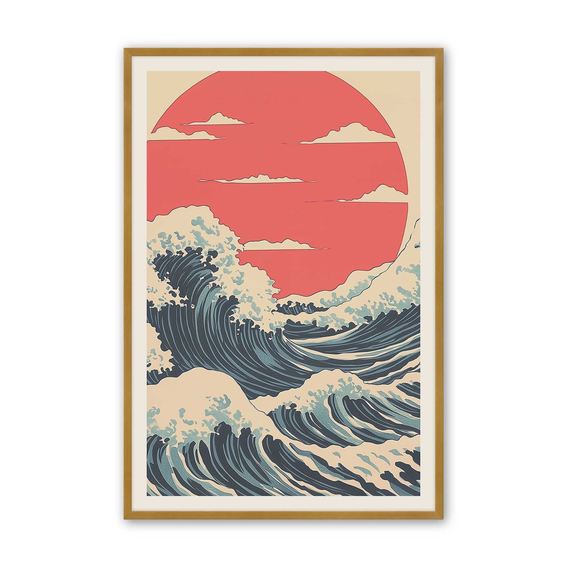 [Color:Polished Gold], Picture of art in a Polished Gold frame
