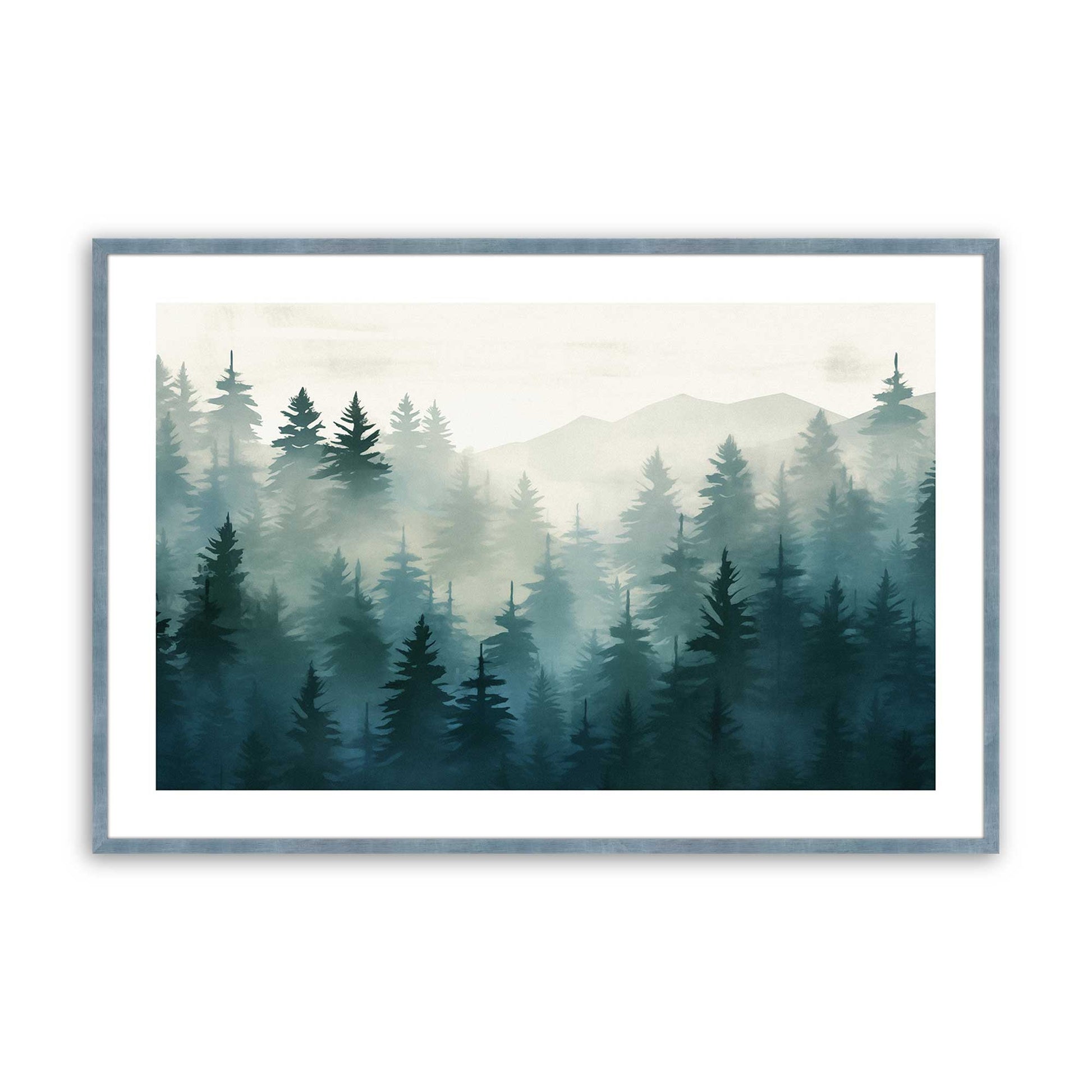 [Color:Electric Sky], Picture of art in a Electric Sky frame