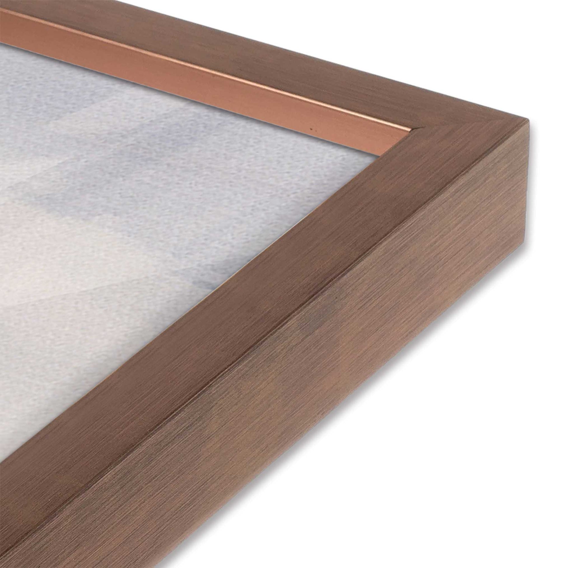 [Color:Powder Rose], Picture of art in a Powder Rose frame at an angle