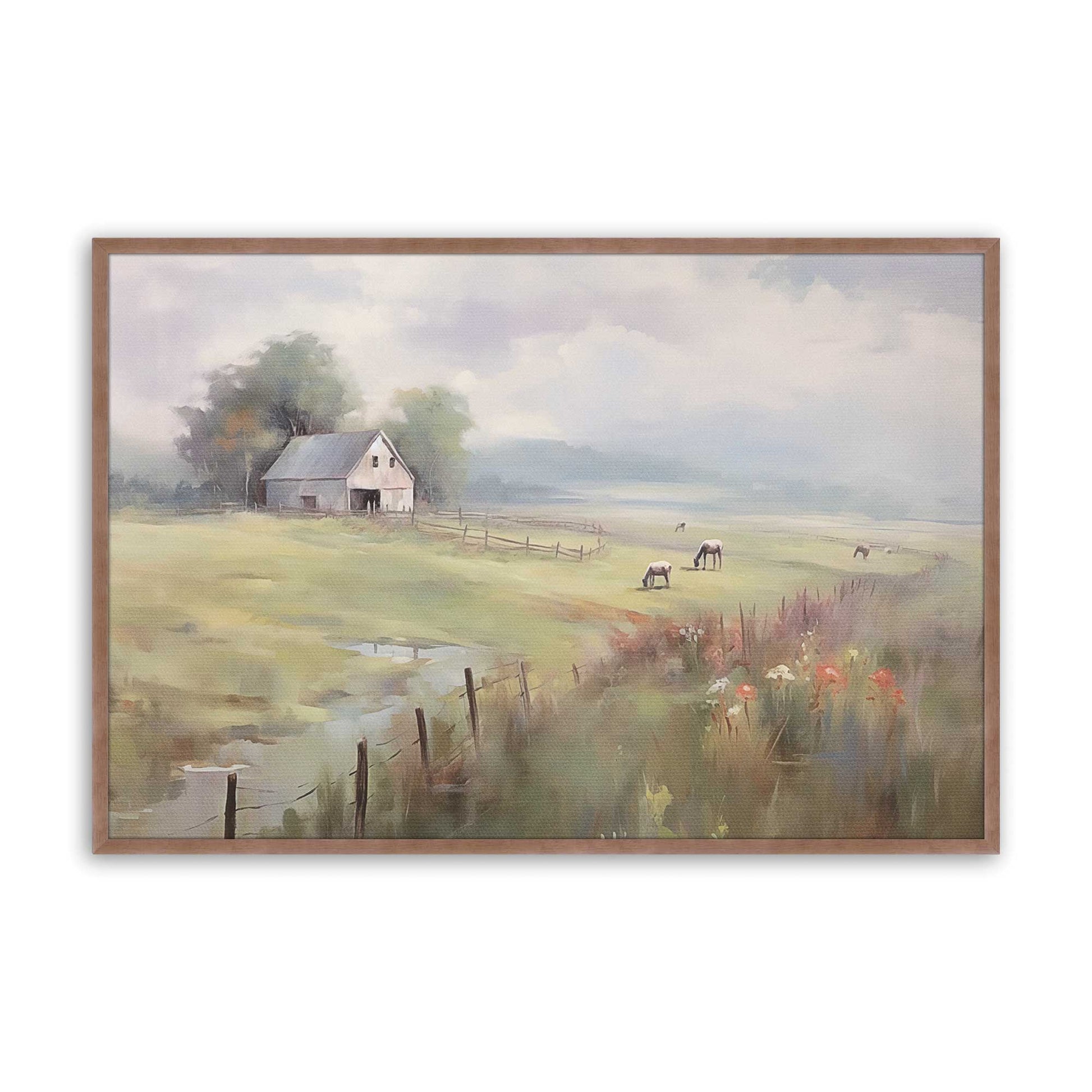 [Color:Powder Rose], Picture of art in a Powder Rose frame
