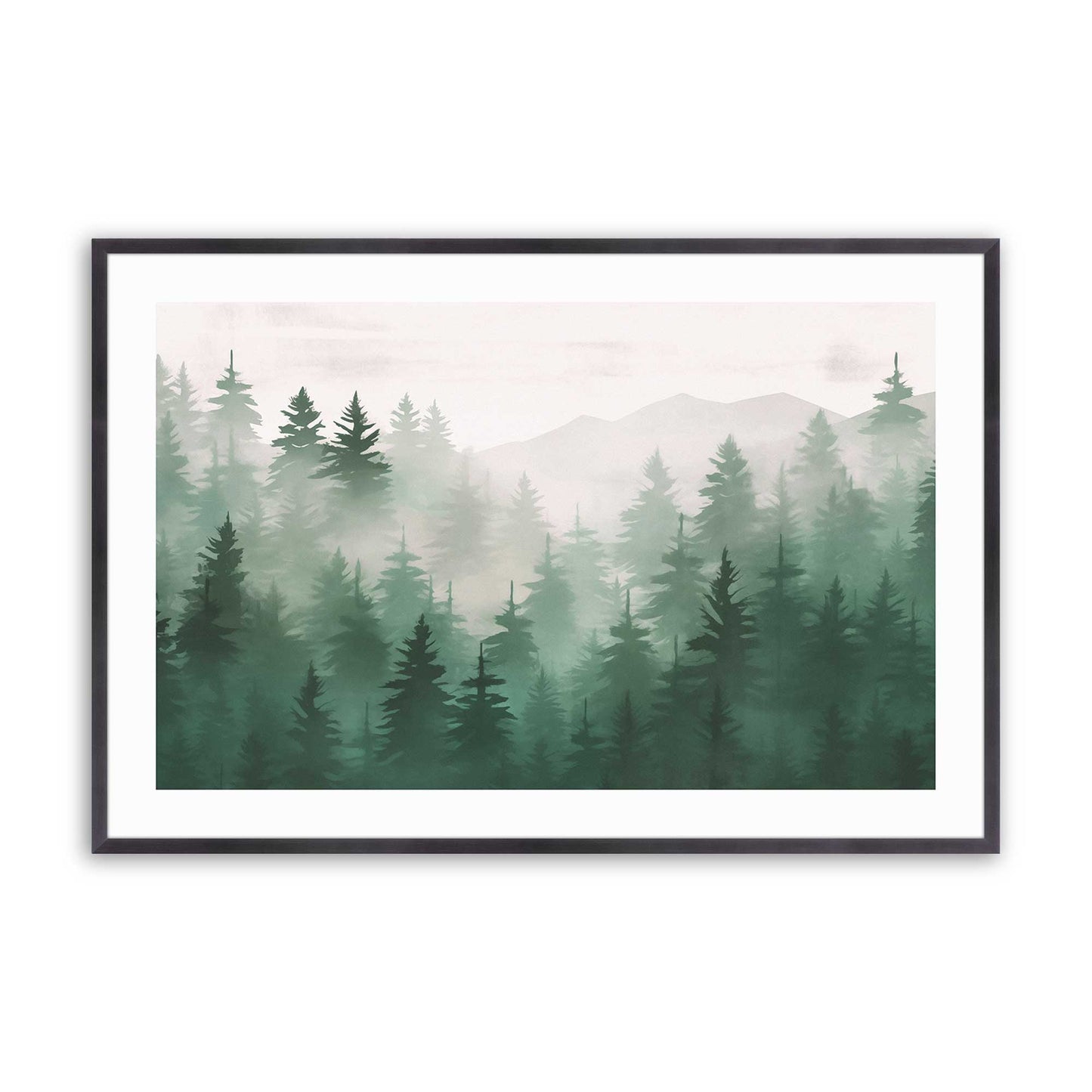 [Color:Weathered Zinc], Picture of art in a Weathered Zinc frame