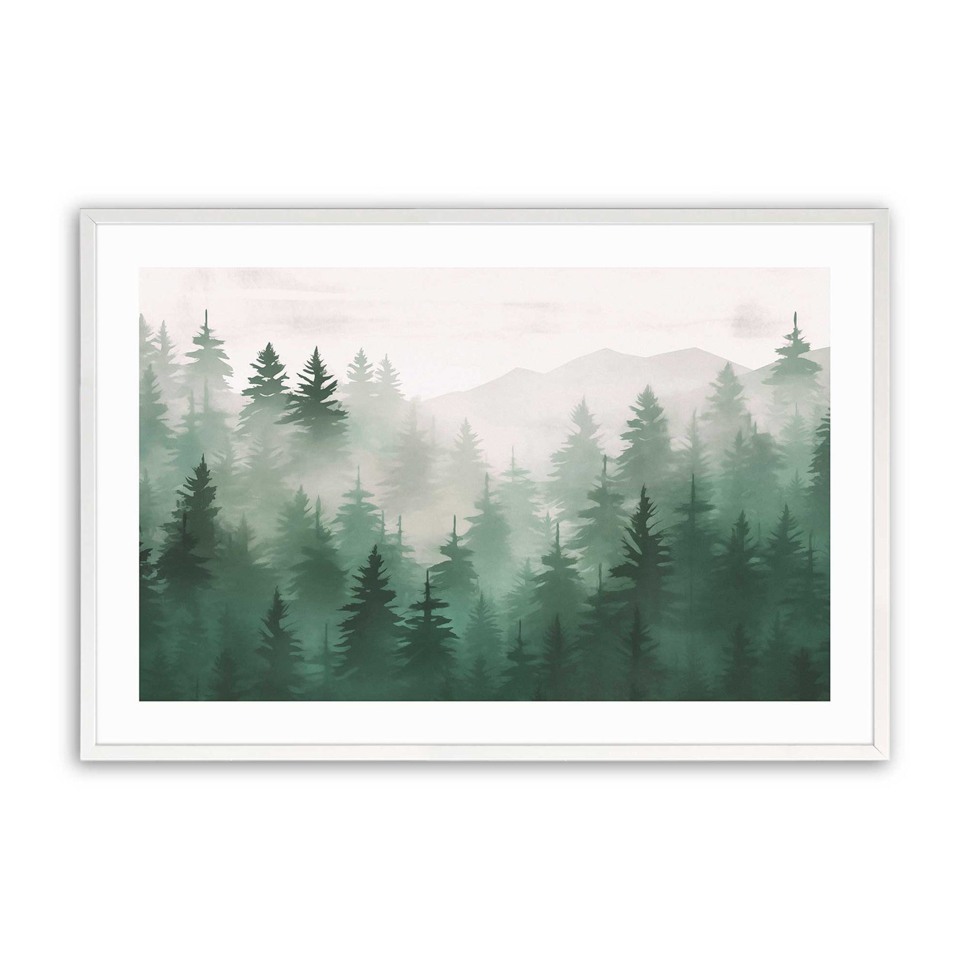 [Color:Opaque White], Picture of art in a Opaque White frame