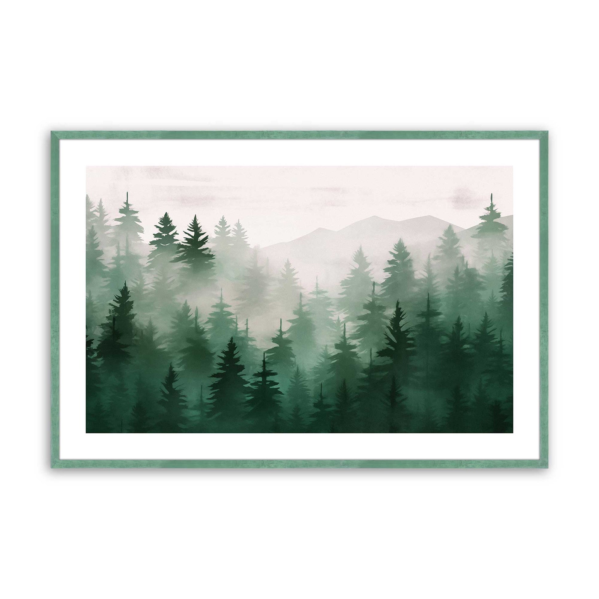 [Color:Lemon Grass], Picture of art in a Lemon Grass frame