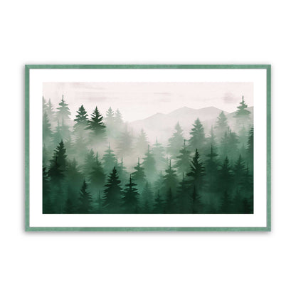 [Color:Lemon Grass], Picture of art in a Lemon Grass frame