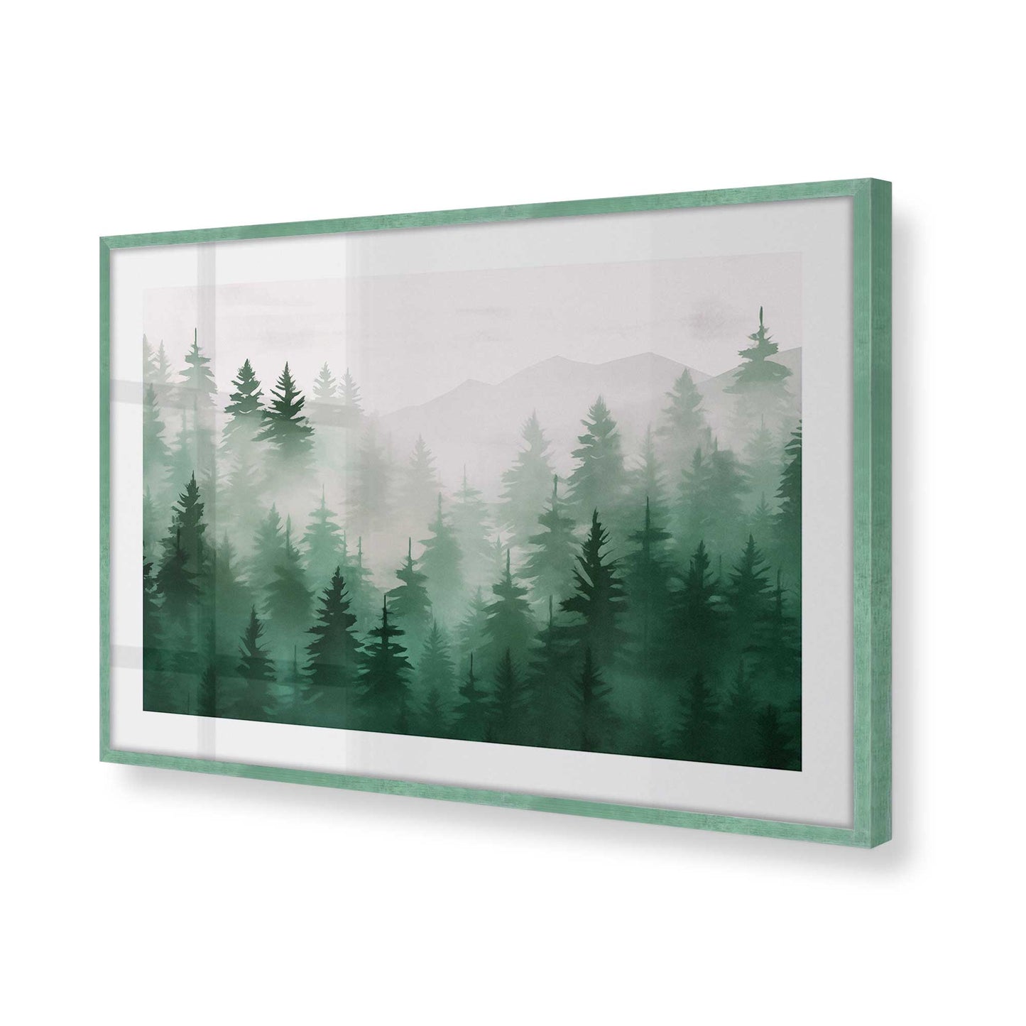 [Color:Lemon Grass], Picture of art in a Lemon Grass frame of the corner