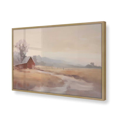 [Color:Brushed Gold], Picture of art in a Brushed Gold frame of the corner