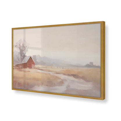 [Color:Polished Gold], Picture of art in a Polished Gold frame of the corner