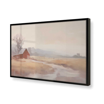 [Color:Satin Black], Picture of art in a Satin Black frame of the corner