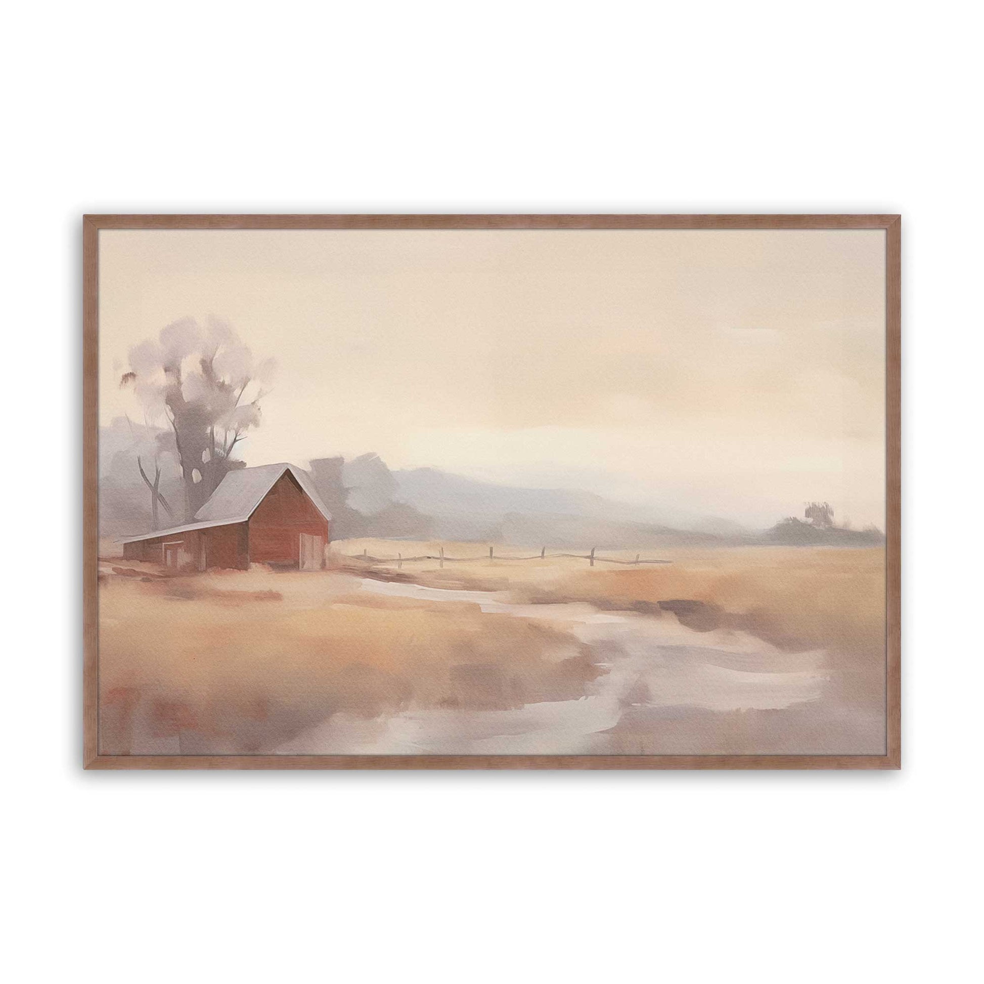 [Color:Powder Rose], Picture of art in a Powder Rose frame