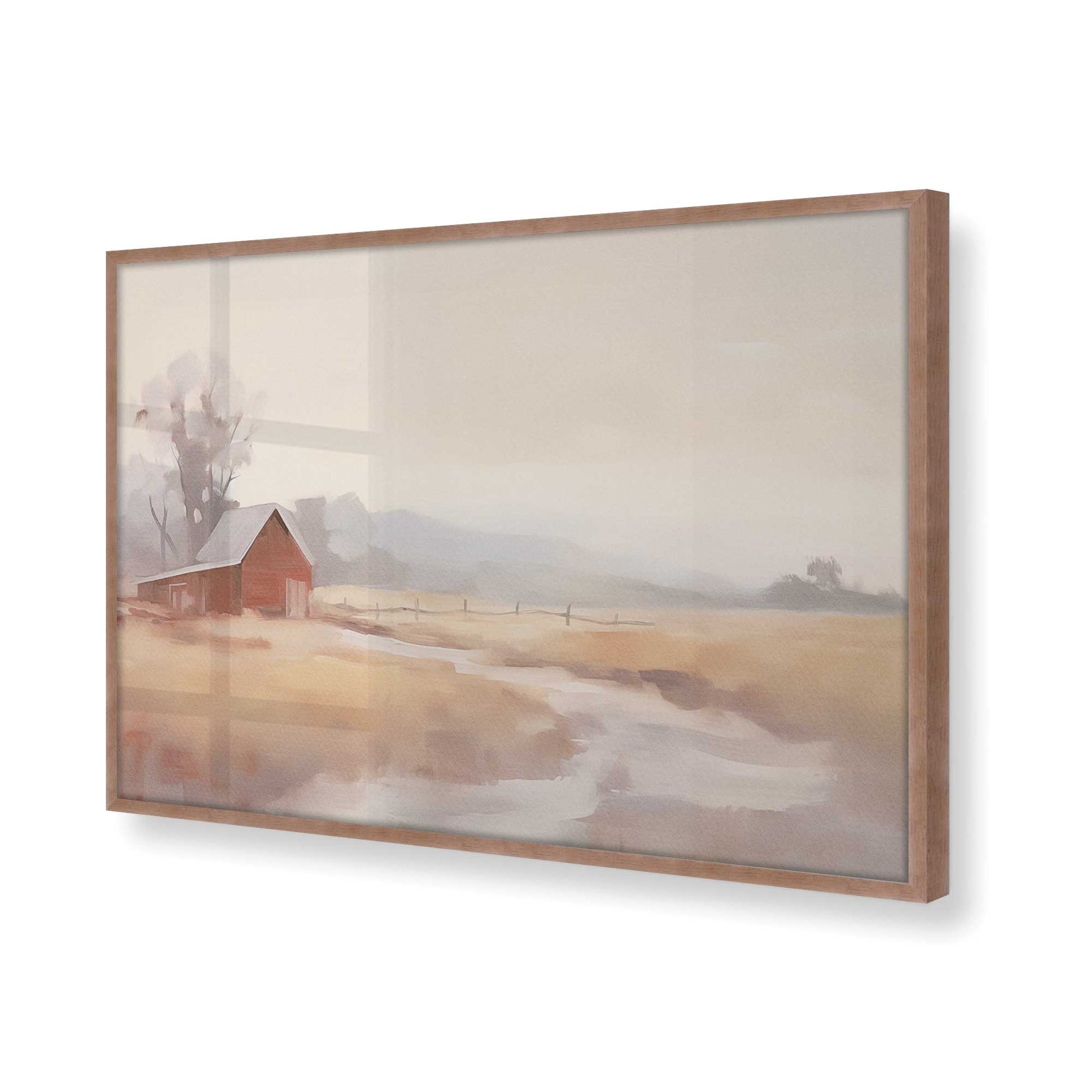 [Color:Powder Rose], Picture of art in a Powder Rose frame of the corner